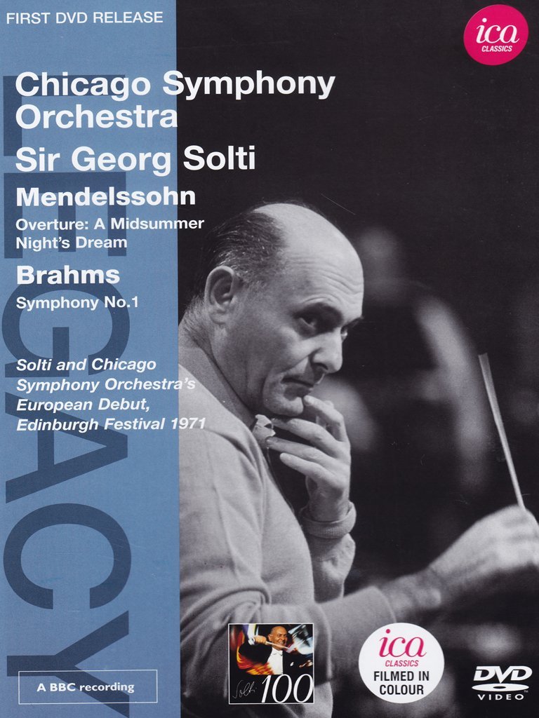 Mendelssohn/ Brahms: Solti (Symphony No. 1/ Midsummer) (Chicago Symphony Orchestra/ Sir Georg Solti) (ICA Classics: ICAD 5089)