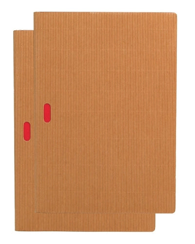 Natural / Natural (set of two) A4 Lined Notebooks
