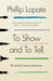 To Show and to Tell