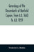 Genealogy of the descendants of Banfield Capron, from A.D. 1660 to A.D. 1859