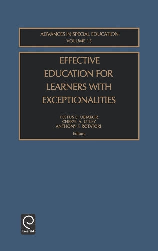 Effective Education for Learners with Exceptionalities