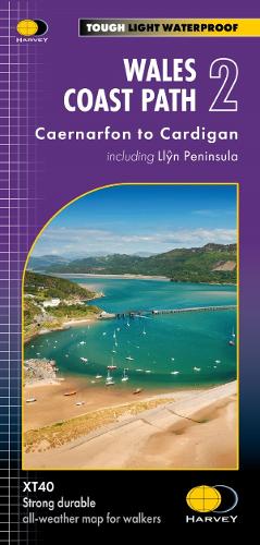 Wales Coast Path Map 2 - Caernarfon to Cardigan XT40: Caernarfon to Cardigan Including Llyn Peninsula (Trail Map XT40