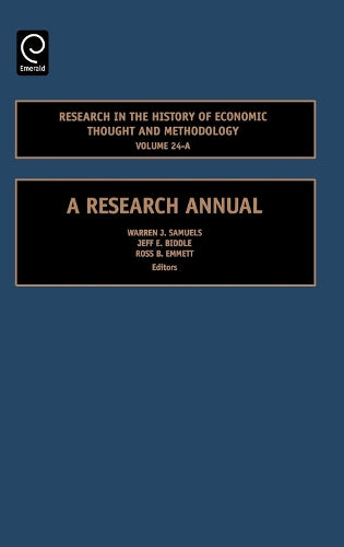 Research in the History of Economic Thought and Methodology