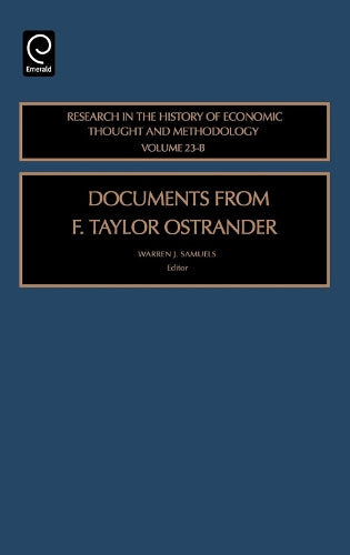 Documents from F. Taylor Ostrander