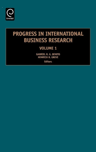 Progress in International Business Research