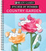 Brain Games - Sticker by Number: Country Garden (13 Images to Sticker)