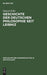 Geschichte der deutschen Philosophie seit Leibniz (Geschichte der Wissenschaften in Deutschland, 13) (German Edition