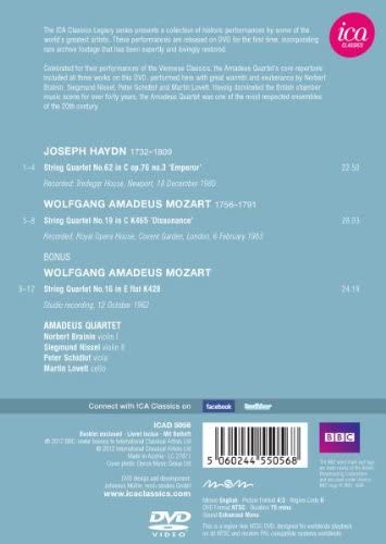 Haydn/ Mozart: String Quartets (Emperor Quartet/ C Major Quartet) (ICA Classics: ICAD 5056)