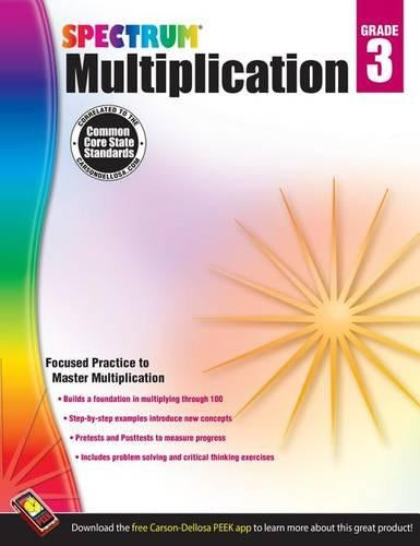 Multiplication Workbook, Grade 3