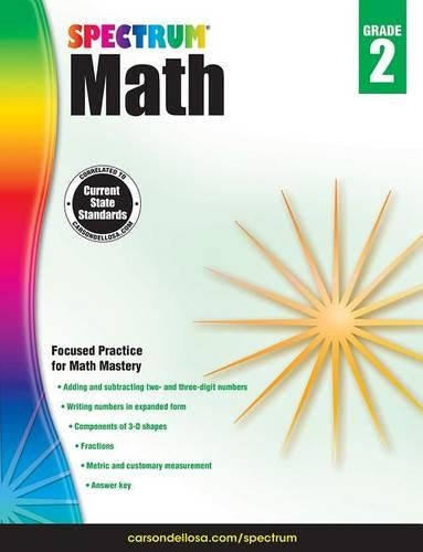 Spectrum Math Workbook, Grade 2
