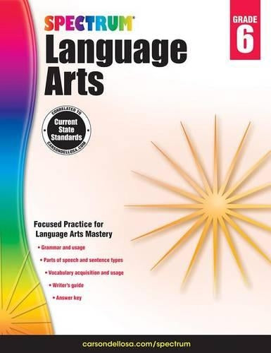 Spectrum Language Arts, Grade 6