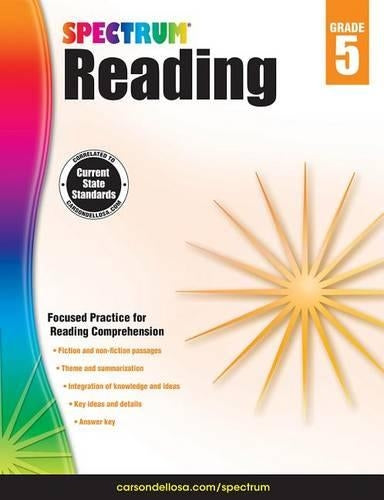 Spectrum Reading Workbook, Grade 5
