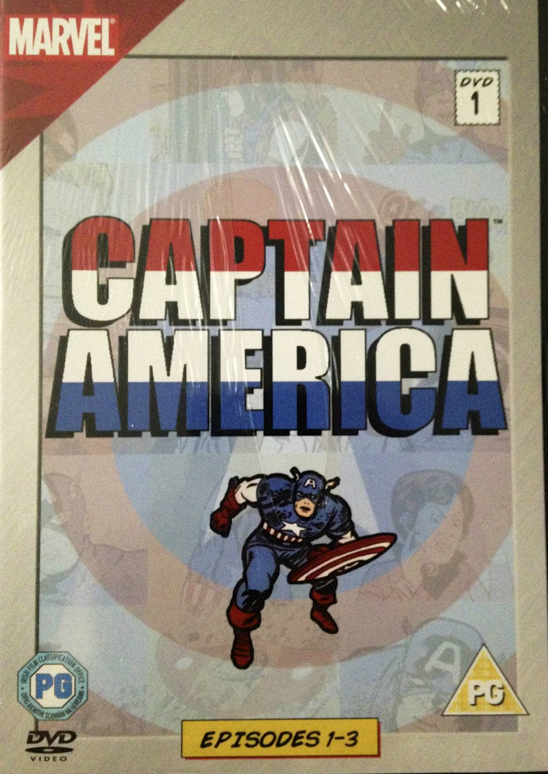 Captain America Episodes 1-3 PAL Region 2 DVD