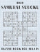Samurai Sudoku Puzzle Book for Adults - Hard