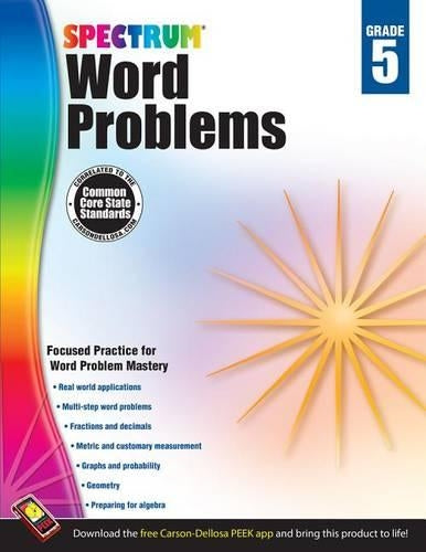 Word Problems, Grade 5