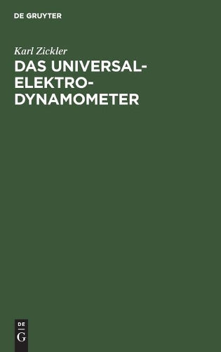 Das Universal-Elektrodynamometer (German Edition