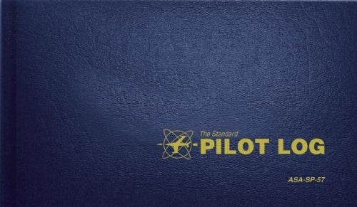 The Standard Pilot Log (Navy Blue)