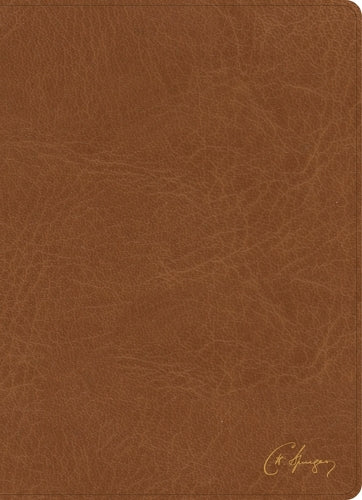 KJV Spurgeon Study Bible, Tan Leathertouch
