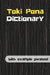 Toki Pona Dictionary