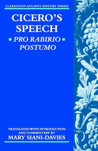 Cicero: Pro Rabirio Postumo