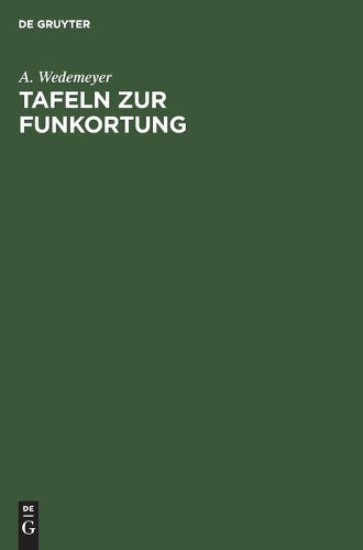 Tafeln zur Funkortung (German Edition