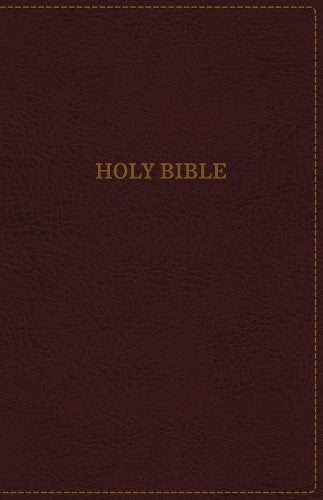 KJV Holy Bible: Thinline, Burgundy Leathersoft, Red Letter, Comfort Print (Thumb Indexed): King James Version