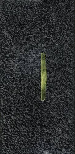 KJV Compact Checkbook Bible, Black Bonded Leather, Red Letter: King James Version, Holy Bible