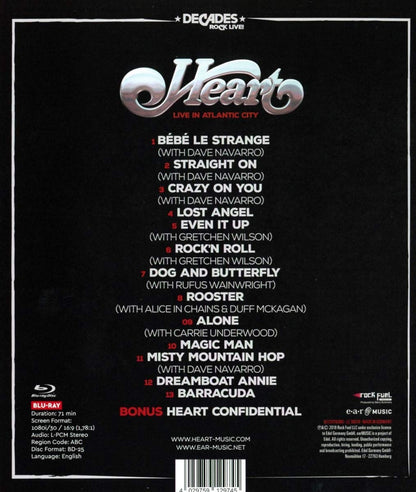 Heart - Live In Atlantic City (Blu-Ray