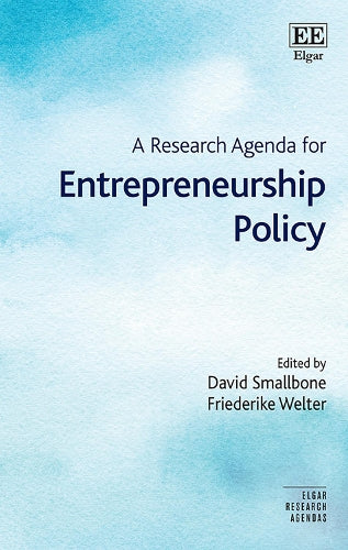 A Research Agenda for Entrepreneurship Policy