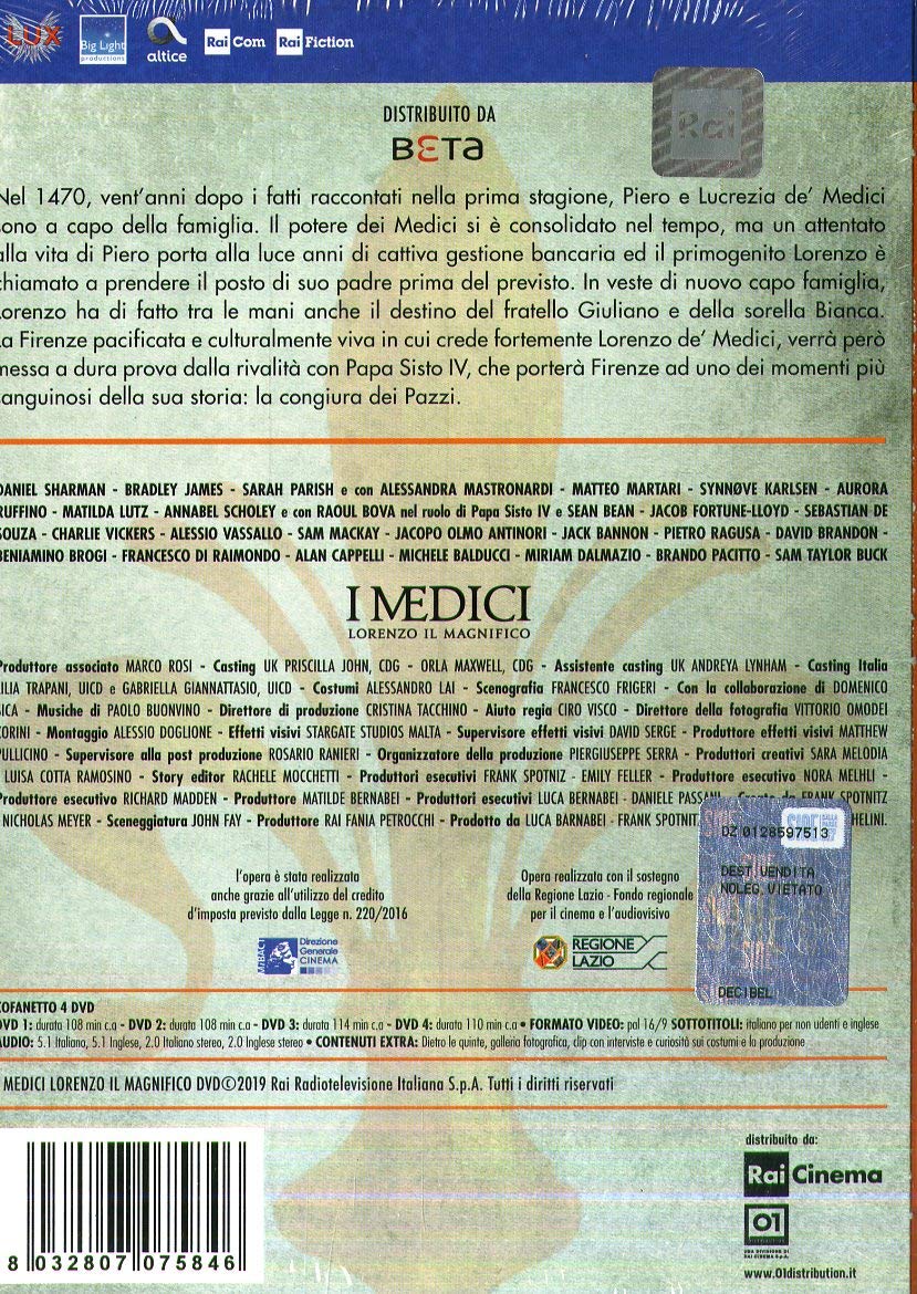 Dvd - Medici (I) #02 (4 Dvd) (1 DVD)