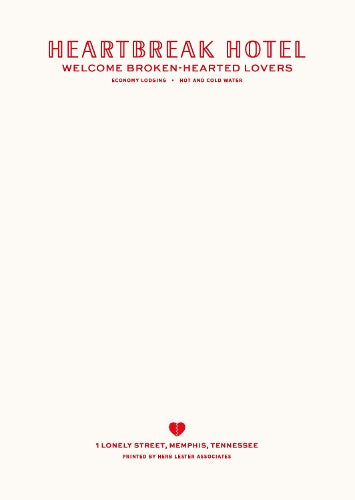 Fictional Hotel Notepads: Heartbreak Hotel