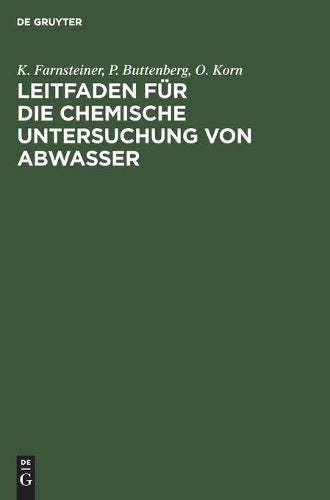 Leitfaden für die chemische Untersuchung von Abwasser (German Edition