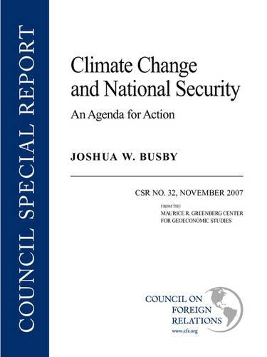 Climate Change and National Security