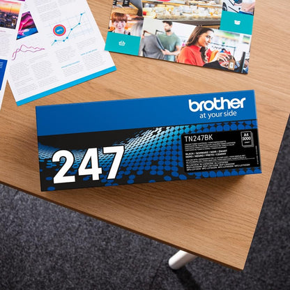 Brother TN-247BK Toner Cartridge, Black, Single Pack, High Yield, Includes 1 x Toner Cartridge, Brother Genuine Supplies
