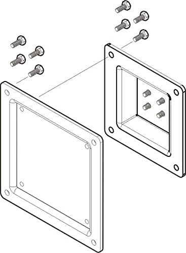 Newstar FPMA-VESA100 VESA Conversion Plate from VESA 75x75mm to 100x100mm - Black