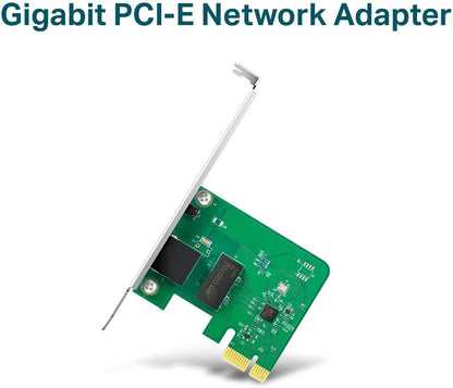 TP-Link Gigabit PCI Express Network Adapter, 32-bit PCIe interface, Supports operating systems Windows 11/10/8.1/8/7/Vista/XP, Low-Profile Bracket(TG-3468
