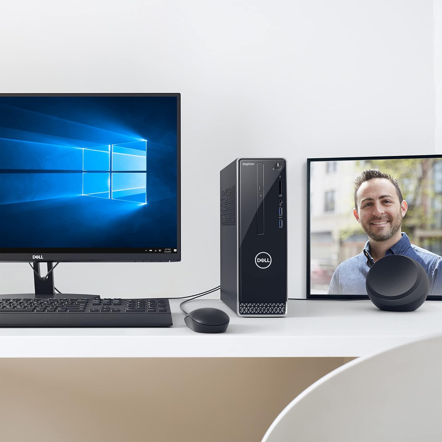 Dell MS116 Ratón óptico USB, negro