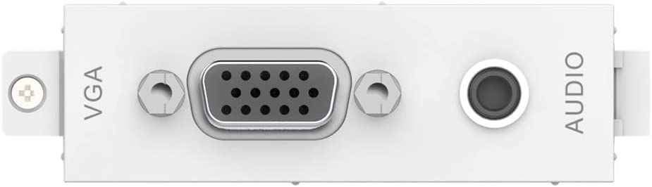 Vision TECHCONNECT V3 MODULE VGA-F AND MINIJACK Female 15-pin D-sub connector for PC output, with a 3.5mm