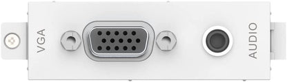 Vision TECHCONNECT V3 MODULE VGA-F AND MINIJACK Female 15-pin D-sub connector for PC output, with a 3.5mm