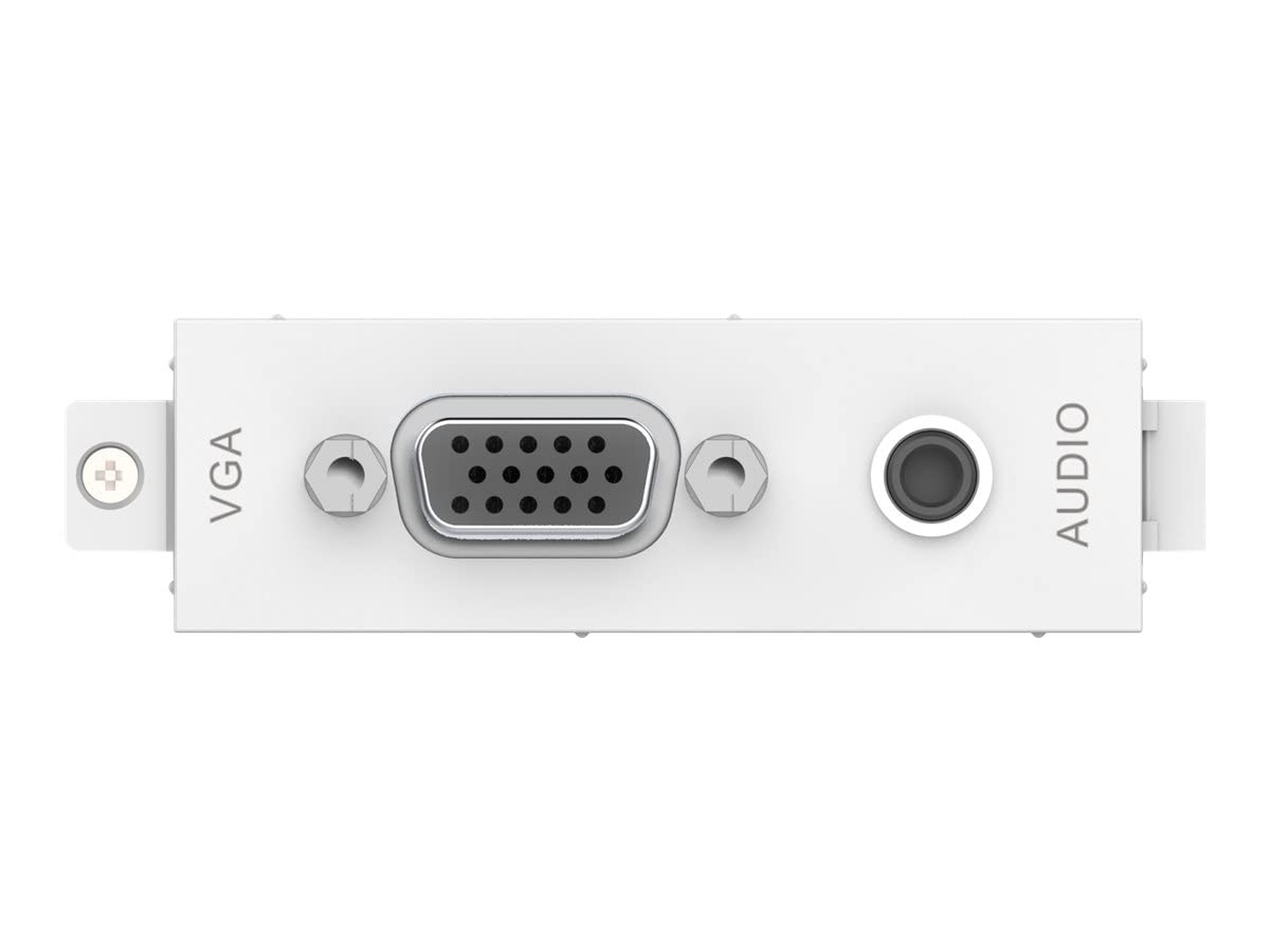 Vision TECHCONNECT V3 MODULE VGA-F AND MINIJACK Female 15-pin D-sub connector for PC output, with a 3.5mm