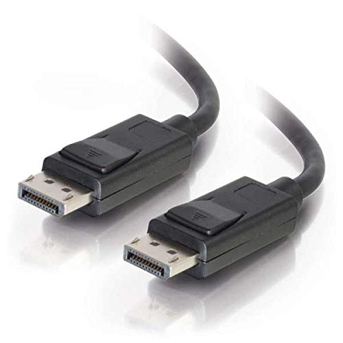 C2G 1M 8K DisplayPort Cable with Locking Latches 8K UHD Ultra High Definition DisplayPort Male to Male Computer Monitor Cable Black …