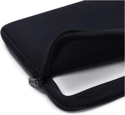 Dicota 16-17.3 Inch Perfect Skin Laptop Computer Carry Case, Lightweight Sleeve Laptop Case with Handles, Black