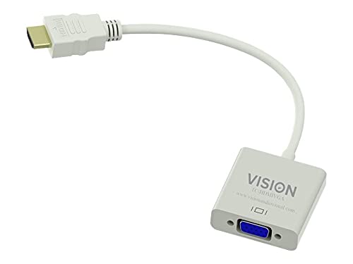 Vision Techconnect - Video Converter - Hdmi - Vga - White