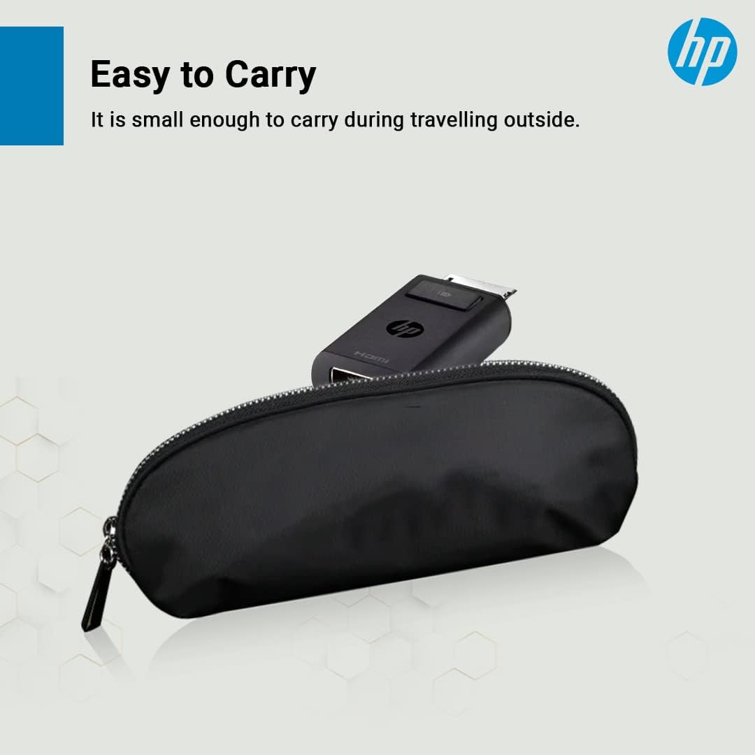 HP DisplayPort to HDMI 1.4 Adapter, Black