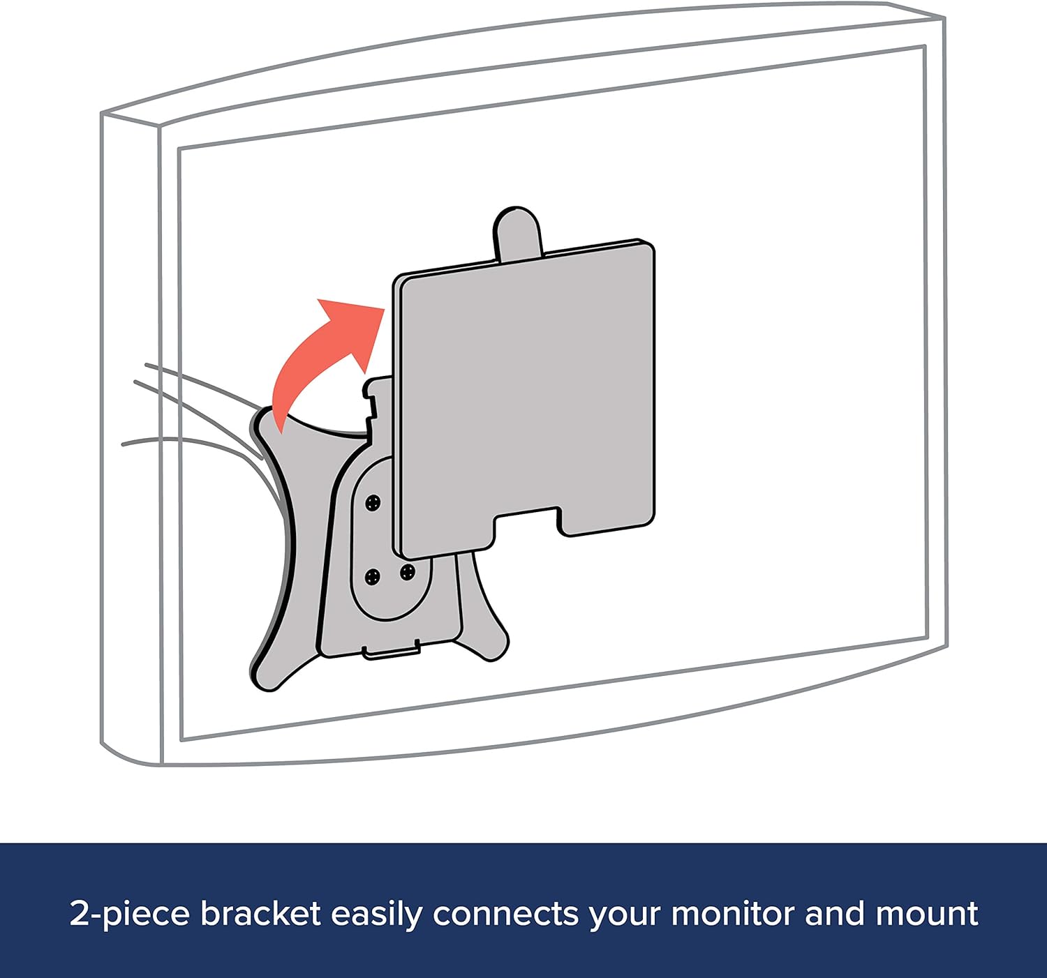 Ergotron Quick Release LCD Bracket - Monitor bracket - black