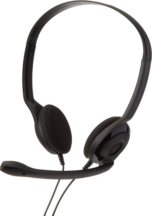 Sennheiser PC 3 Chat - Durable On-Ear Wired Headset - Noise Cancelling Microphone for Casual Gaming and Easy Connectivity - Lightweight Stereo Quality Sound - Great for Internet Telephony & E-Learners