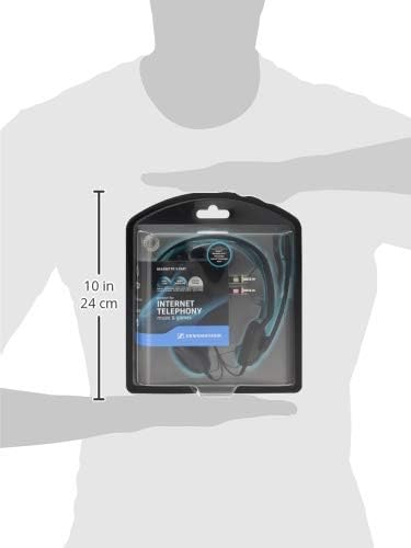 Sennheiser PC 3 Chat - Durable On-Ear Wired Headset - Noise Cancelling Microphone for Casual Gaming and Easy Connectivity - Lightweight Stereo Quality Sound - Great for Internet Telephony & E-Learners