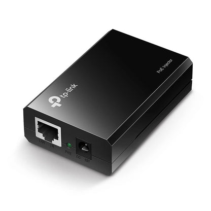 TP-Link 802.3at/af Gigabit PoE Injector , Non-PoE to PoE Adapter, supplies up to 15.4W, LED Indicator,Plug & Play , Desktop/Wall-Mount ,Distance Up to 100m, Black (PoE150S