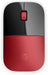 HP Z3700 Red 2.4 GHz USB Slim Wireless Mouse with Blue LED 1200 DPI Optical Sensor, Up to 16 Months Battery Life