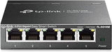 TP-Link Managed Network Switch 5-Port Gigabit, Support QoS VLAN IGMP Snooping, Network Monitoring through Web Interface, 2.82 W(TL-SG105E